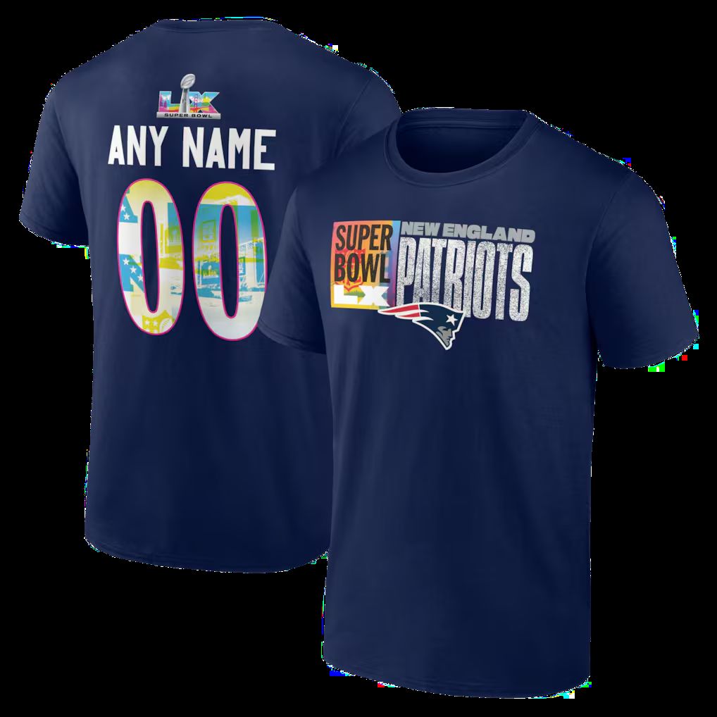Men 2026 NFL New England Patriots T-shirt blue 012->->Sports Accessory